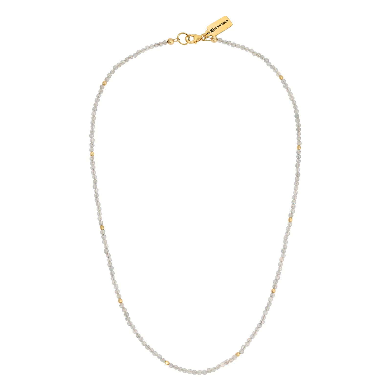 Image of Labradorite Gemstone Beaded Necklace