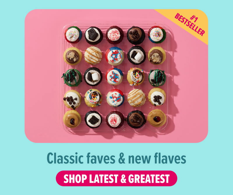 Classic faves & new flaves! Shop our #1 bestseller, the latest & greatest cupcake 25-Pack.