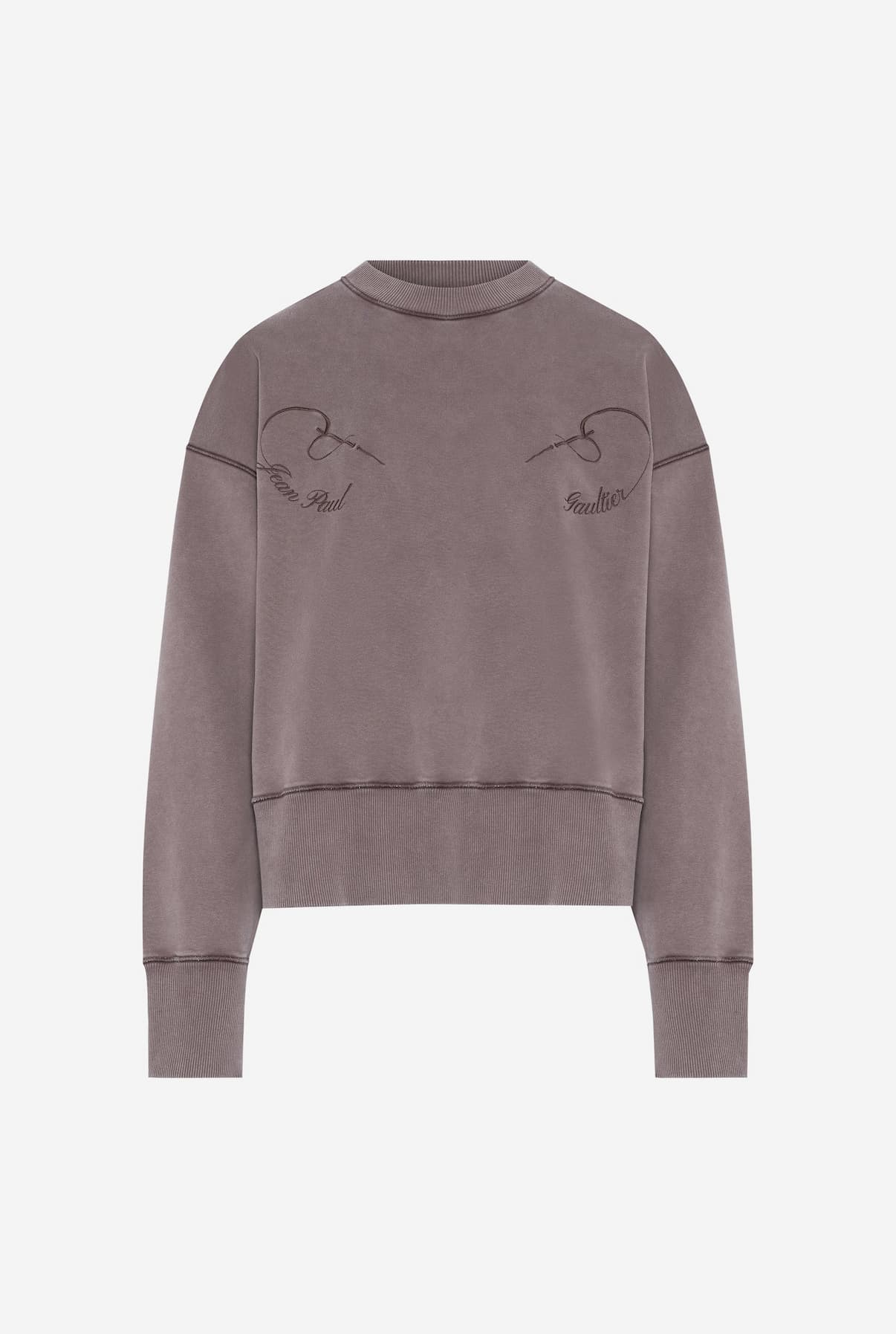 The Grey Embroidered Needles Sweatshirt