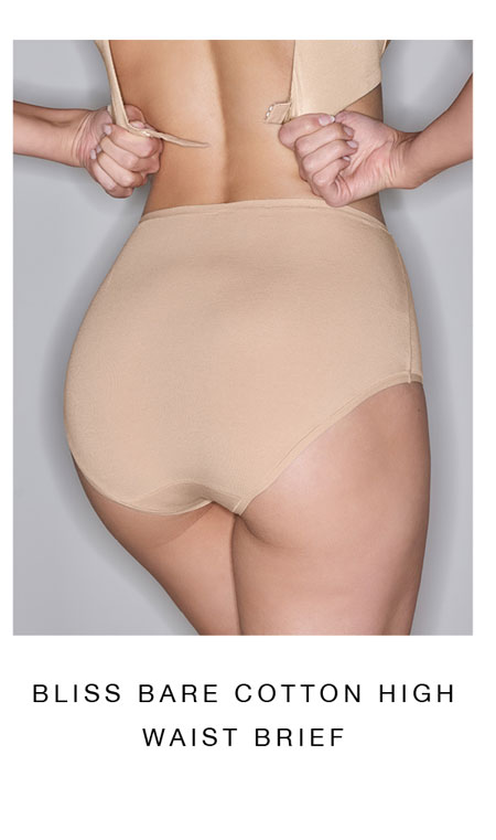 Bliss Bare Cotton High Waist Brief