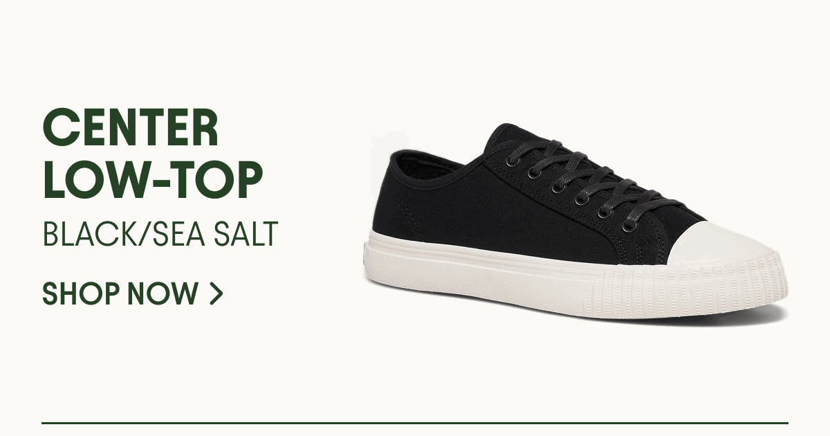 Center Low-Top Black/Sea Salt