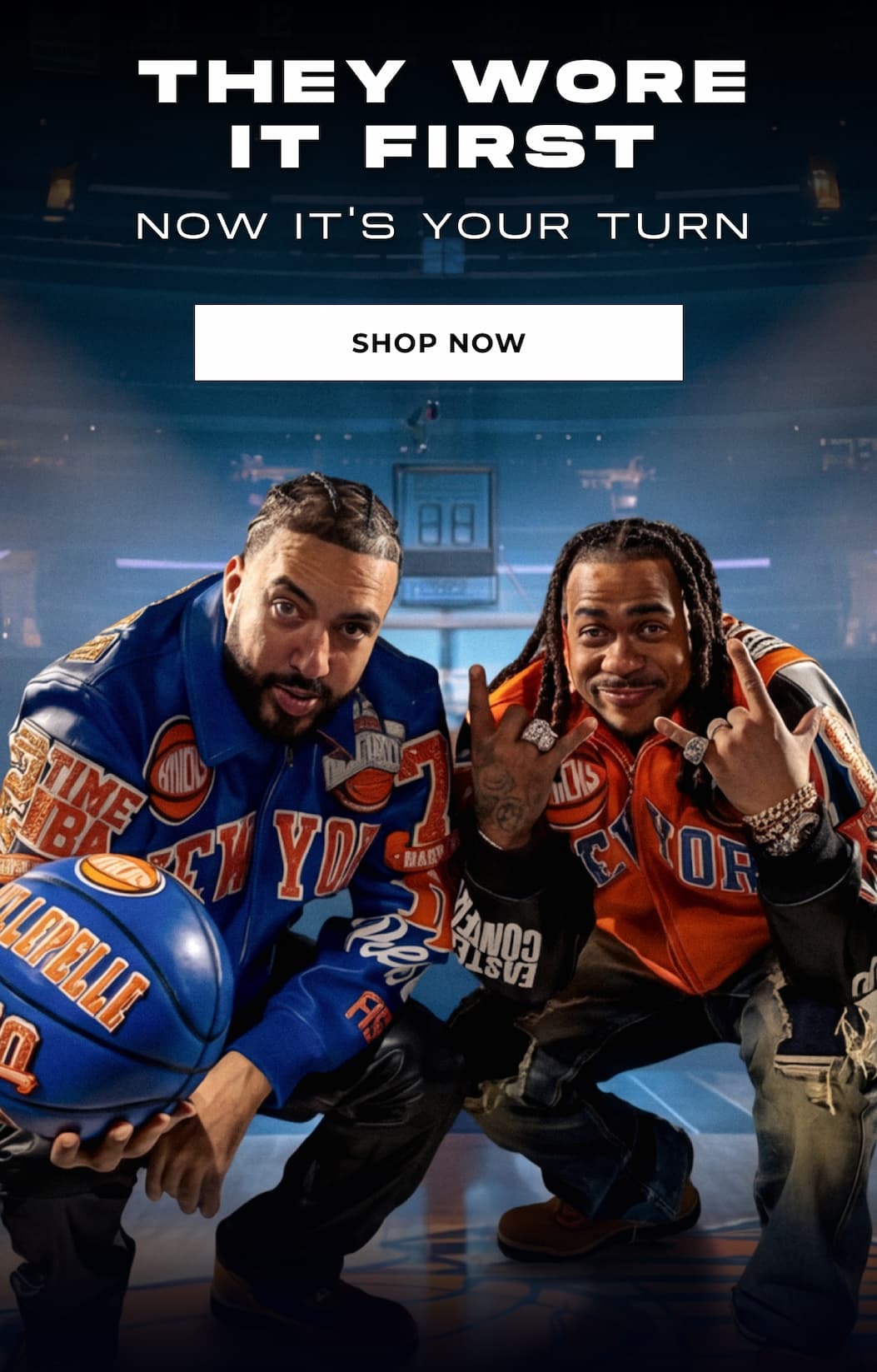 THEY WORE IT FIRST NOW IT'S YOUR TURN SHOP NOW
