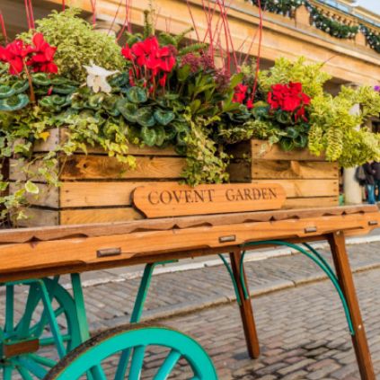 Covent Garden flower cart