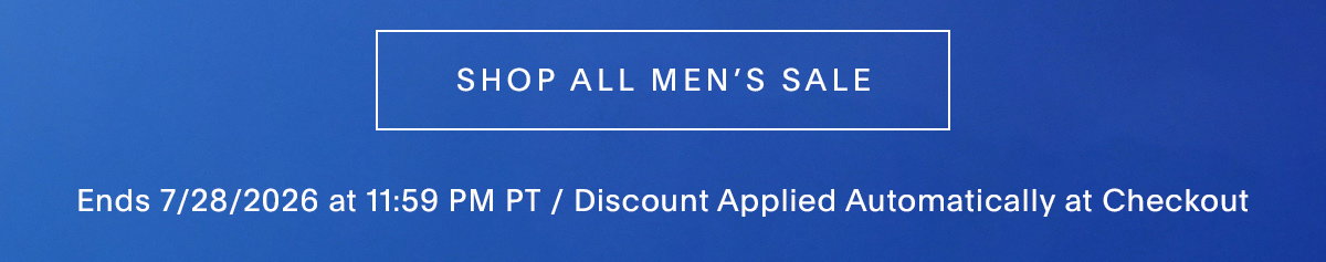 SHOP ALL MEN'S SALE