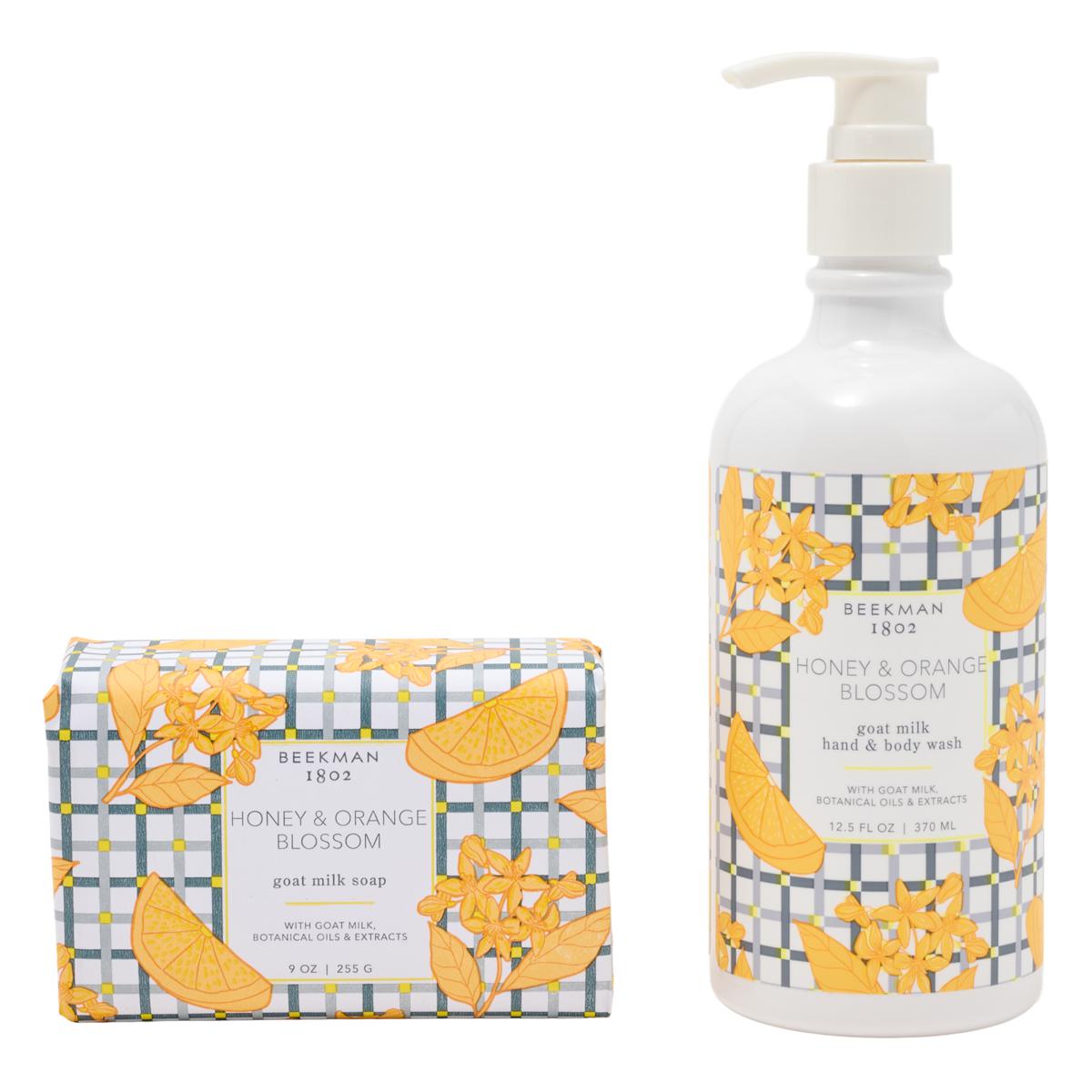 Beekman 1802 Goat Milk Body Cleansing Duo - Honey Orange Blossom