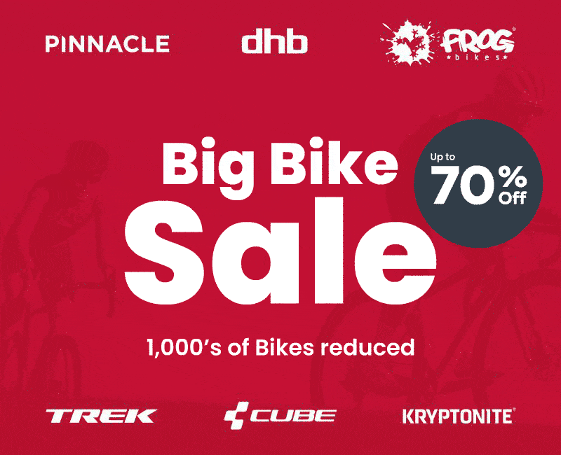 up to 70% off in the Big Bike Sale