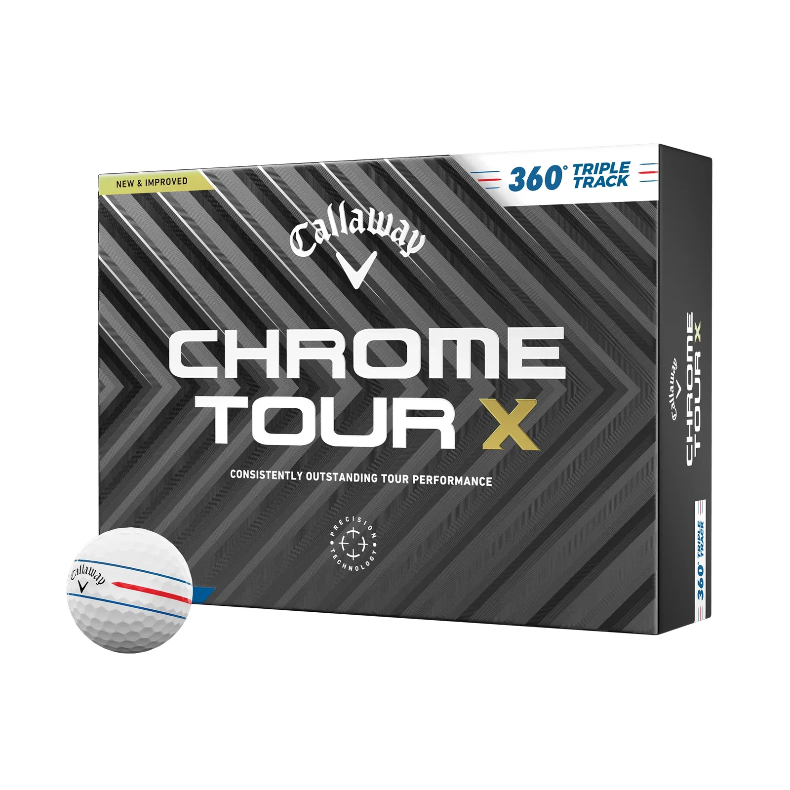 Chrome Tour X 360 Triple Track '24 Golf Balls