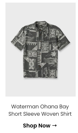 Waterman Ohana Bay Short Sleeve Woven Shirt