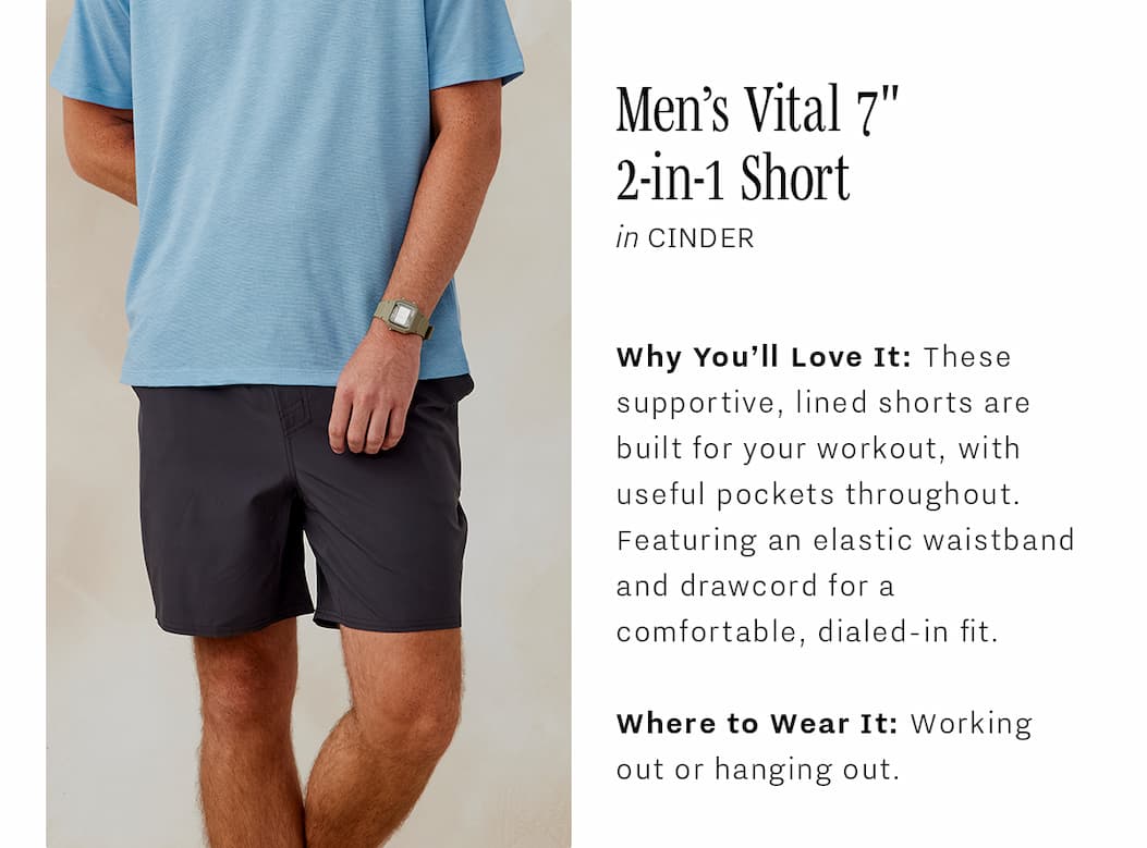 Vital 7in 2-in-1 Short
