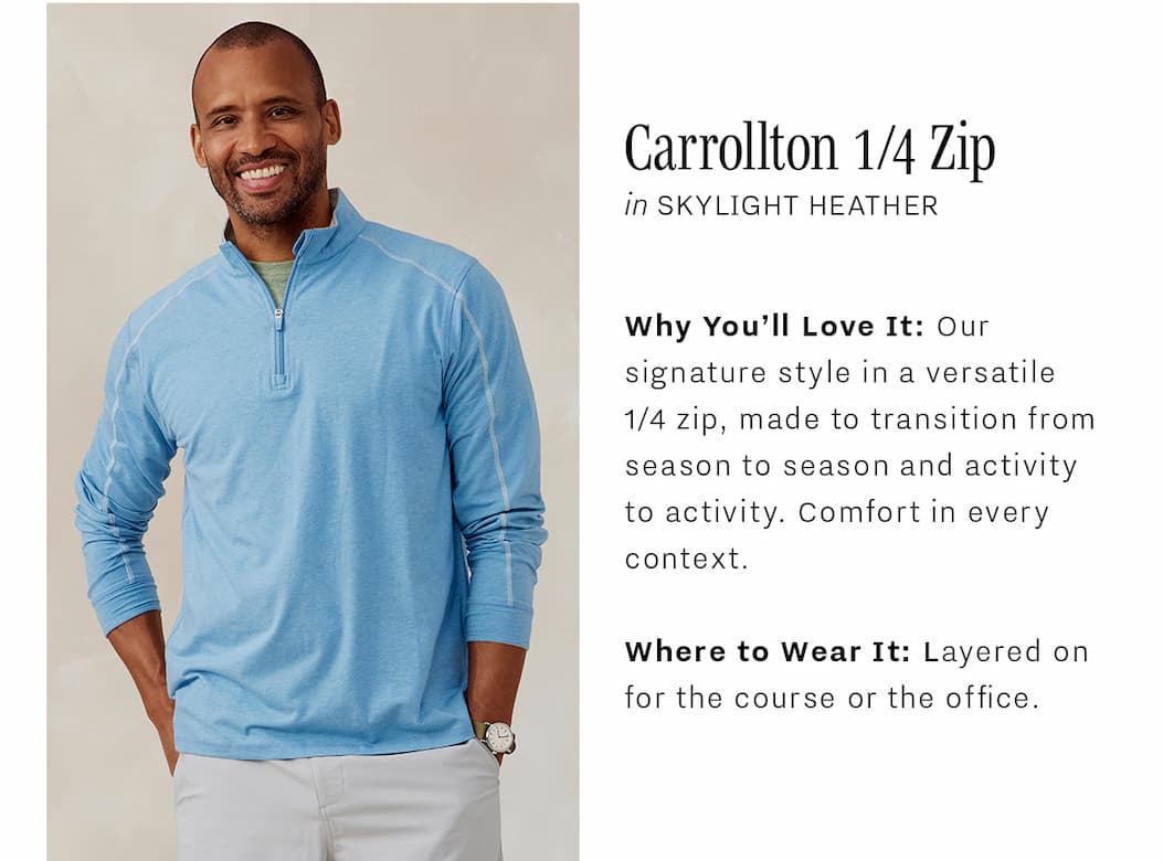 Carrollton Lightweight Quarter Zip