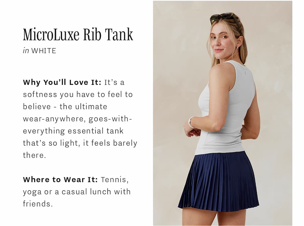 MicroLuxe Rib Tank