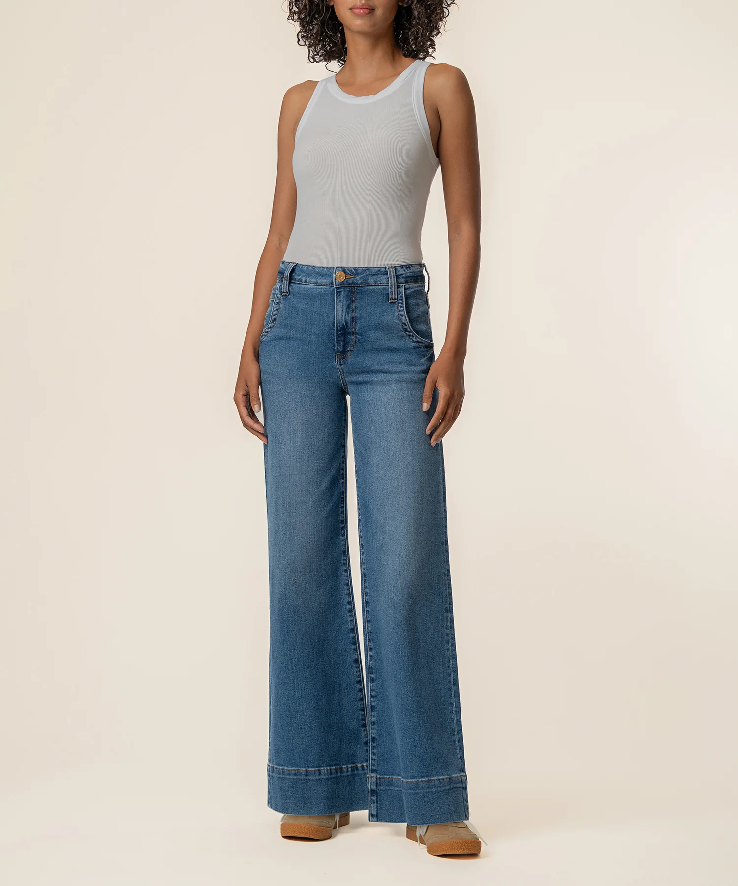 Image of Maya High Rise Wide Leg in Journey Wash