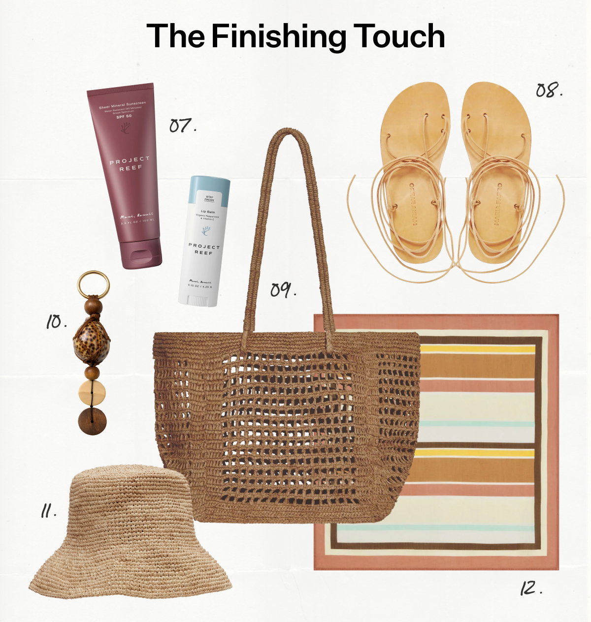 The Finishing Touch Pieces for every stop on your summer itinerary.