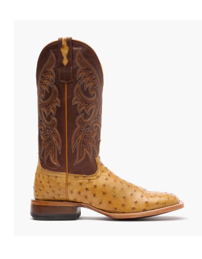 Shop Tan DDB0538 Ostrich Boot