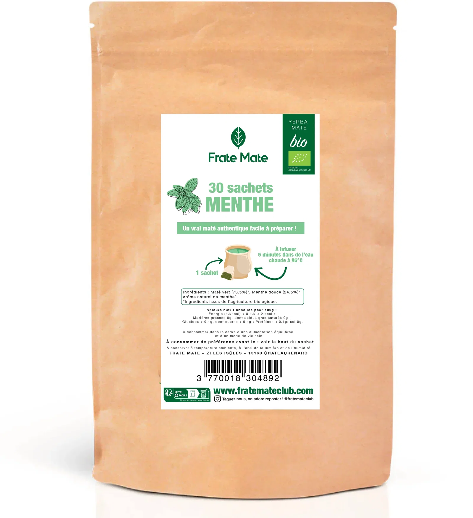 Image of Menthe Bio 30 sachets