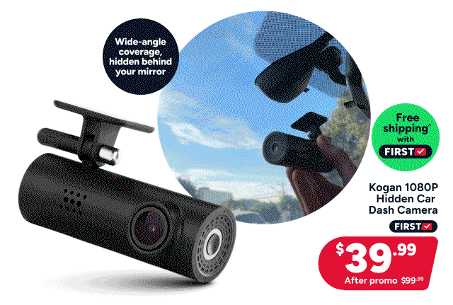 Kogan 1080P Hidden Car Dash Camera