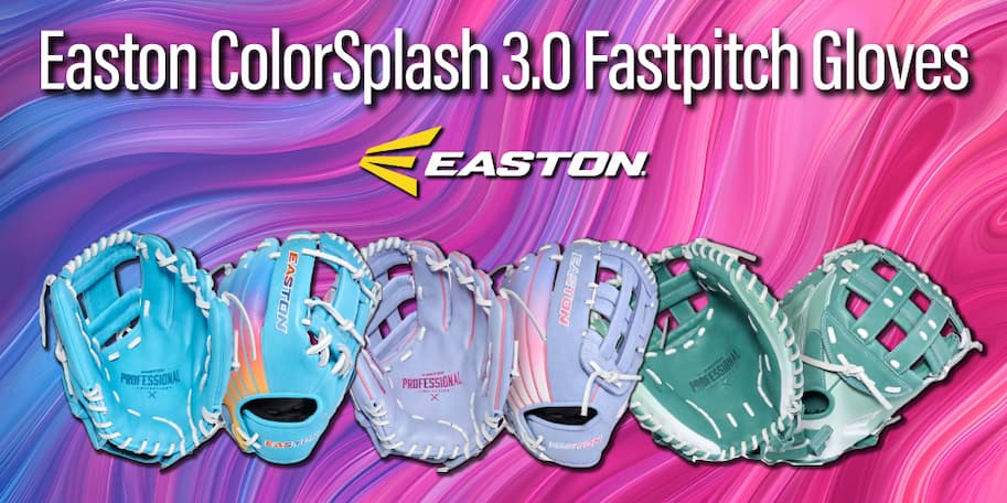 Easton ColorSplash 3.0 Fastpitch Fielder's Gloves