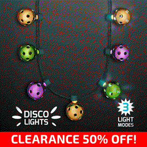 CLEARANCE Disco String Lights Necklace