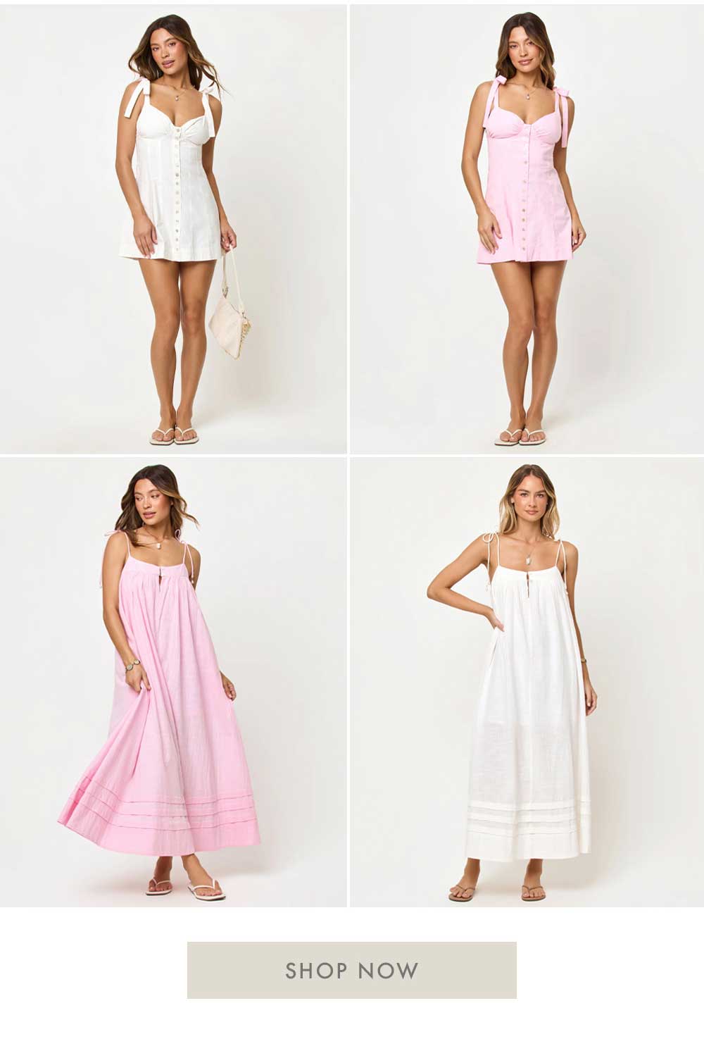 Dreamy silhouettes ad romantic dressing - shop now