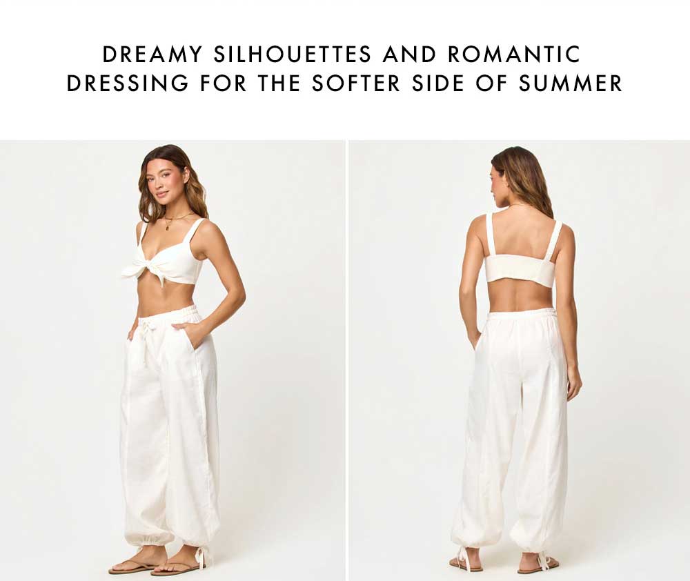 Dreamy silhouettes ad romantic dressing - shop now