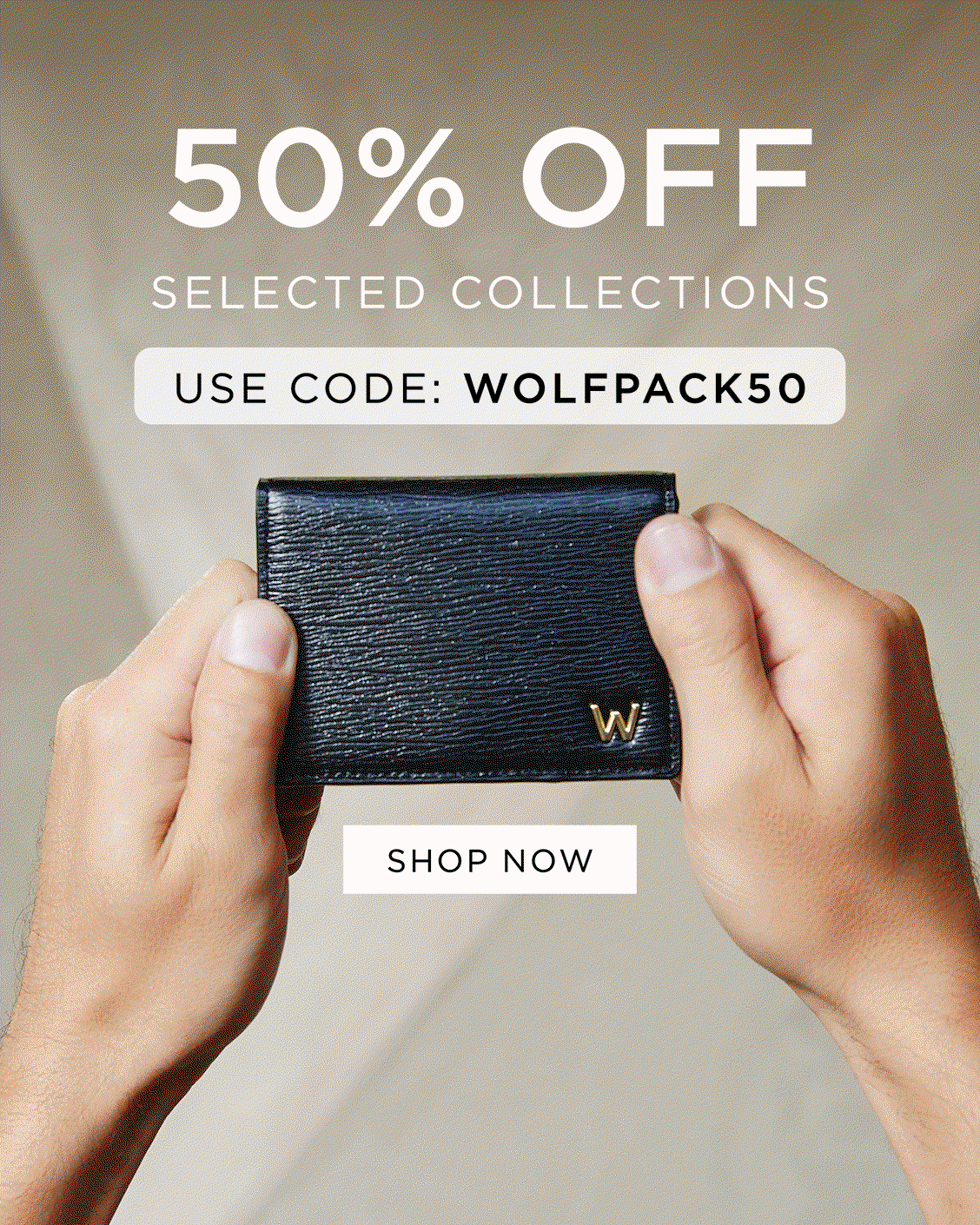 50% Off Selected Collections