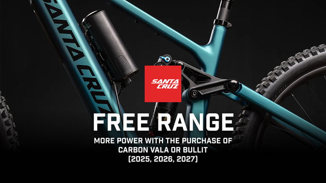Santa Cruz Free Range — More power with the purchase of a carbon Vala or Bullit
