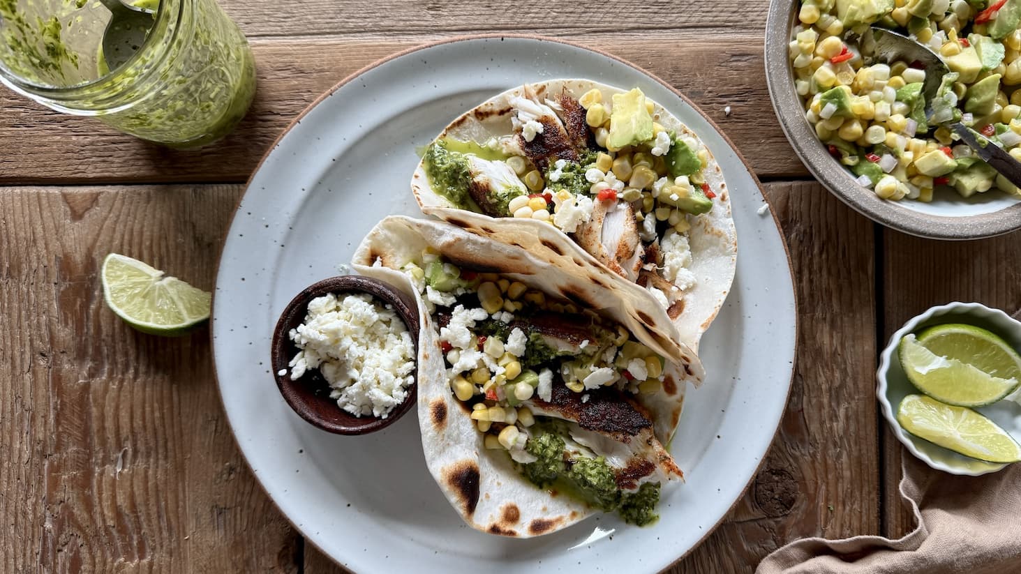 blackened fish tacos