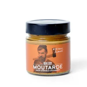 Moutarde Aromatisée Érable Cranberry