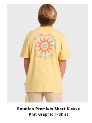 Rotation Premium Short Sleeve Knit Graphic T-Shirt