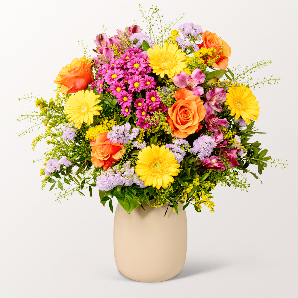 Edler und wunderschöner Blumenstrauß Blütenkuss mit 2 Gratis-Geschenken für 37,99 €