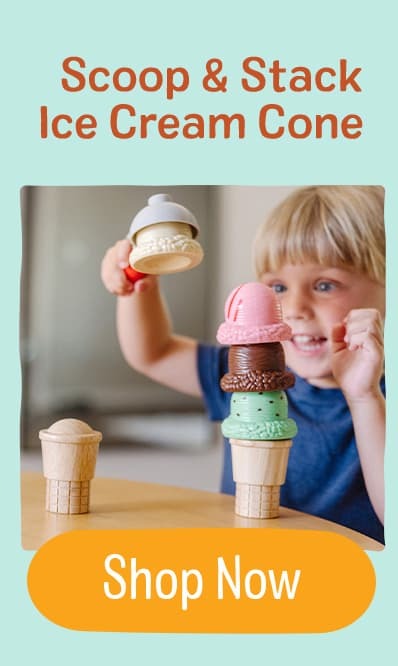 Scoop & Stack Ice Cream Cone Magnetic Play Set