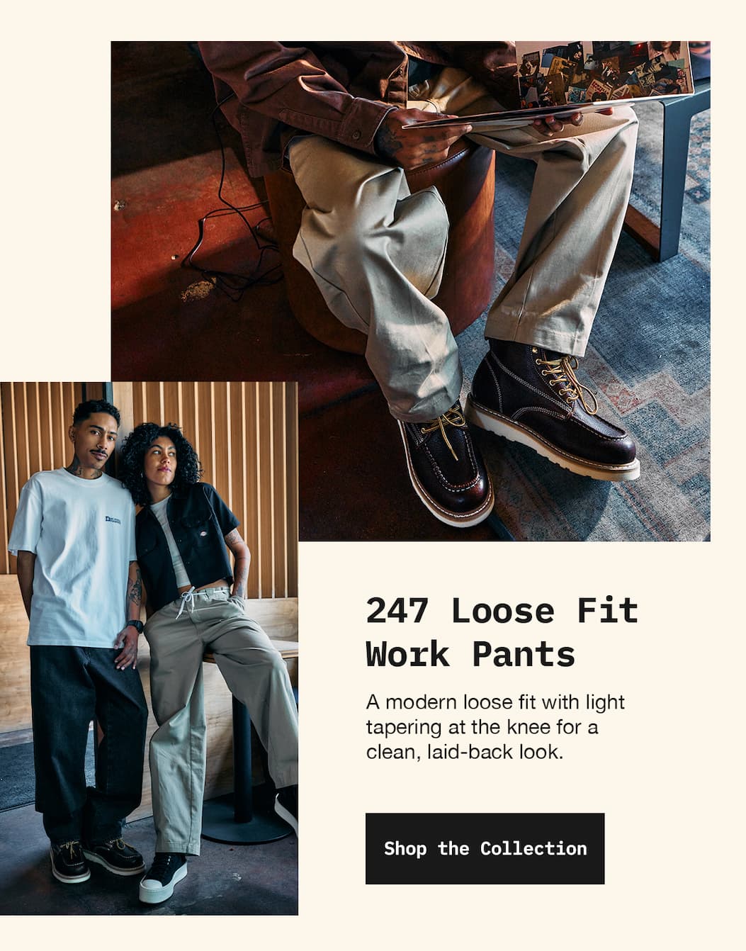 247 Loose Fit Work Pants. 