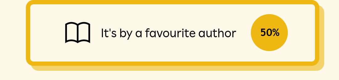 It's by a favourite author
