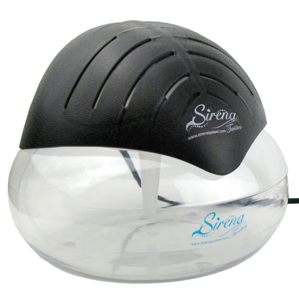 Sirena Twister water-based air purifier in black