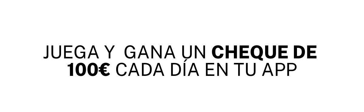 JUEGA Y GANA UN CHEQUE DE 100€