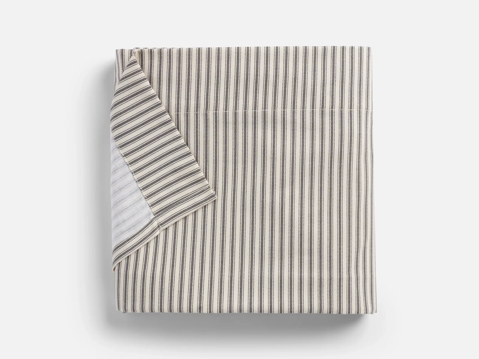 Image of Ticking Stripe Single Flat Sheet - Last Chance + Final Sale!