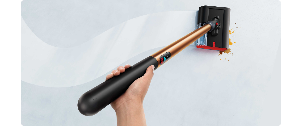Dyson PencilWash cleaner used to clean a hard floor