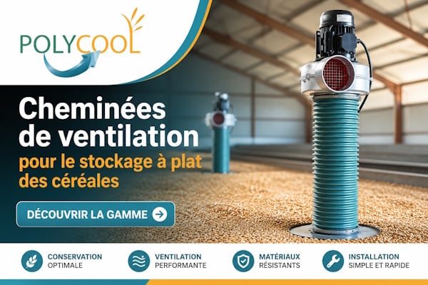 Solution de stockage des céréales à plat