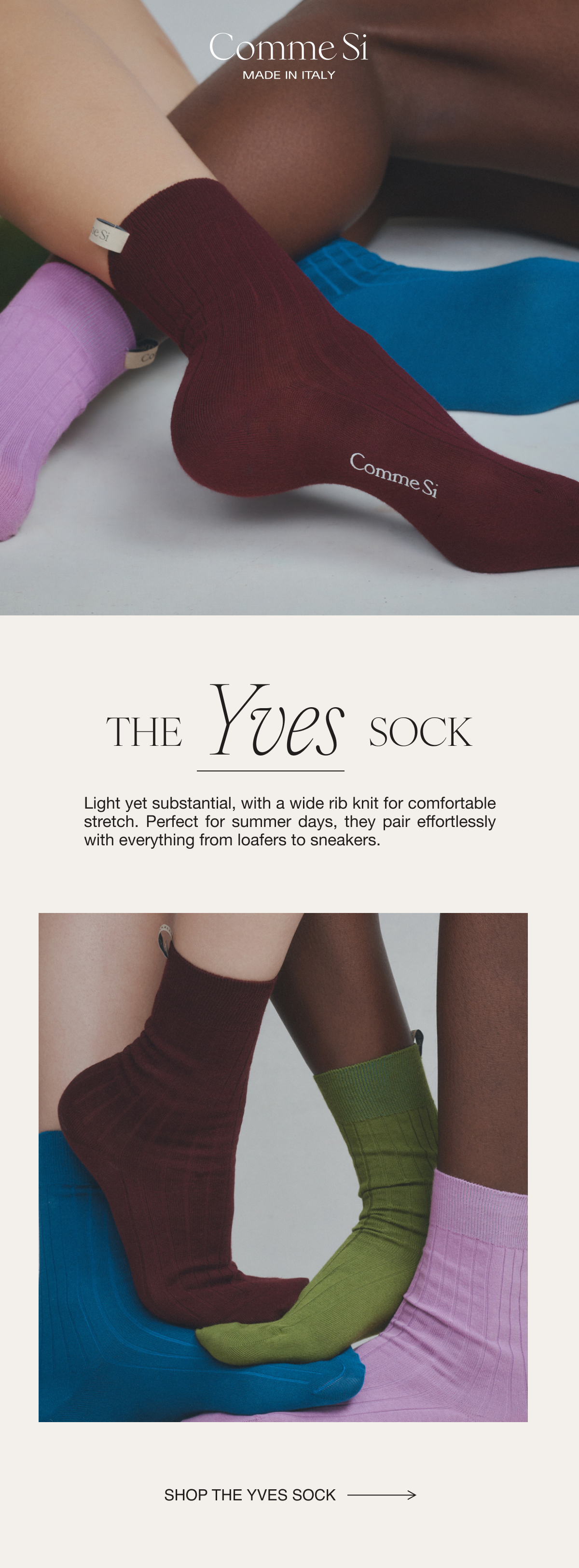 The Yves Sock