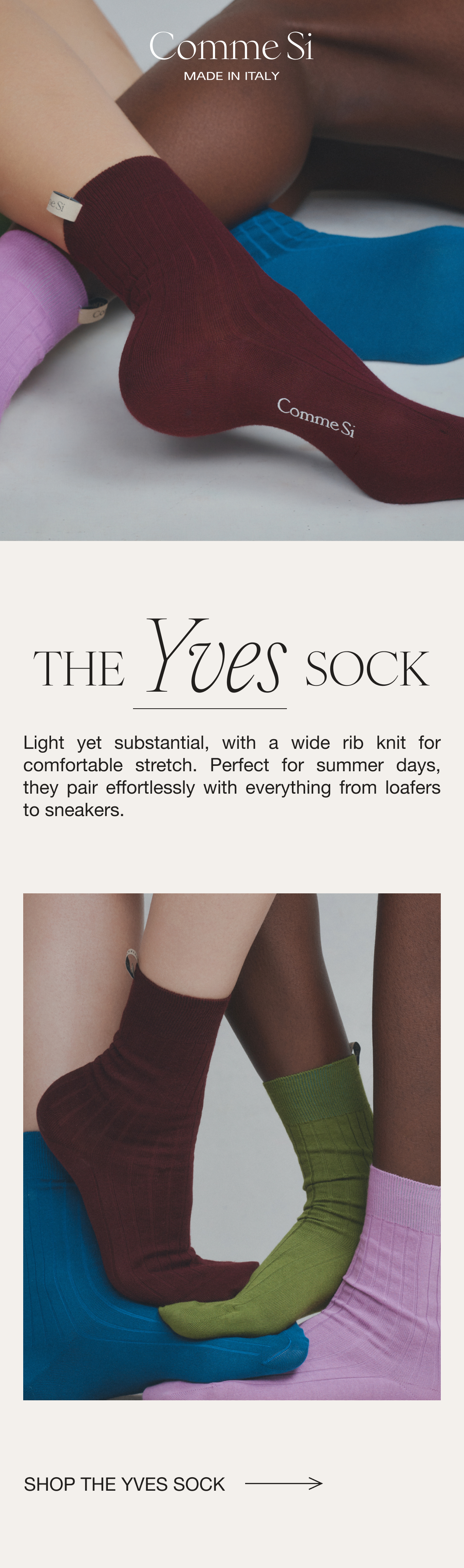 The Yves Sock