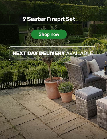 9 Seater Firepit Set - next day delivery available
