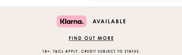 Klarna Available 