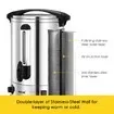 Maxkon 20L Hot Water Urn Instant Hot Water Dispenser with Double Layer