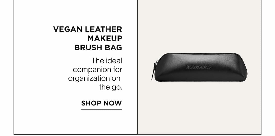 Vegan Leather Makeup Brush Ba