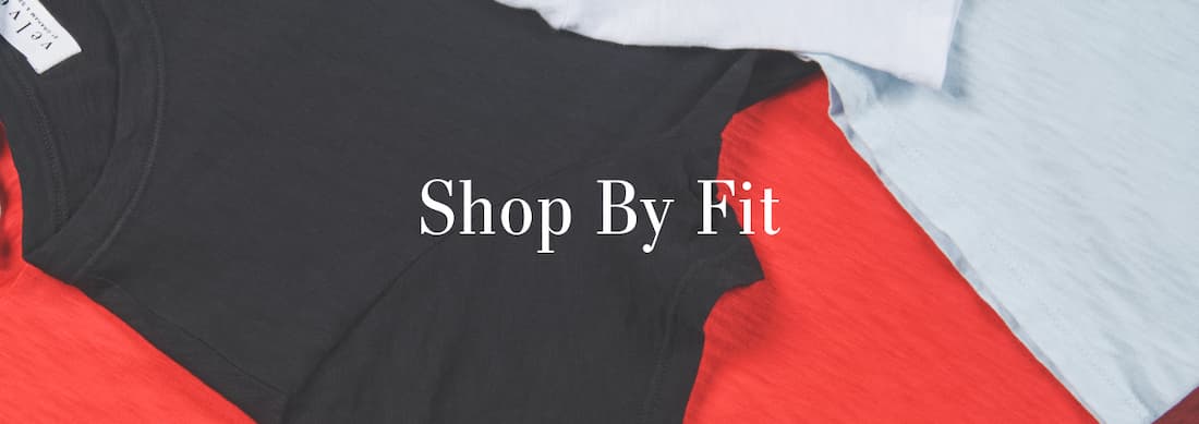 Text reads: Shop by Fit