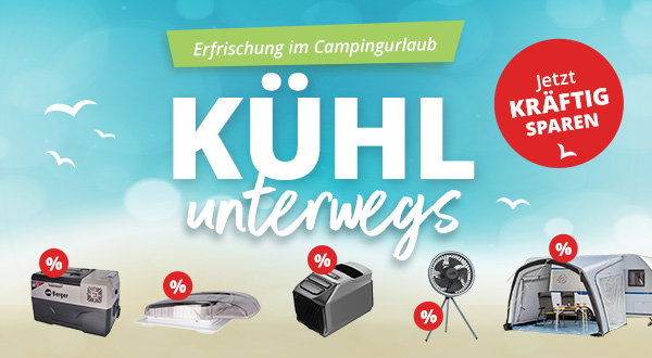 Kühl unterwegs: Jetzt kräftig sparen