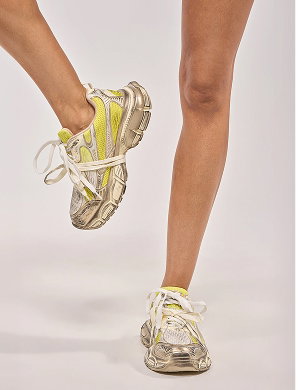 AKIRA GOLD CALU CITRON YELLOW SNEAKER