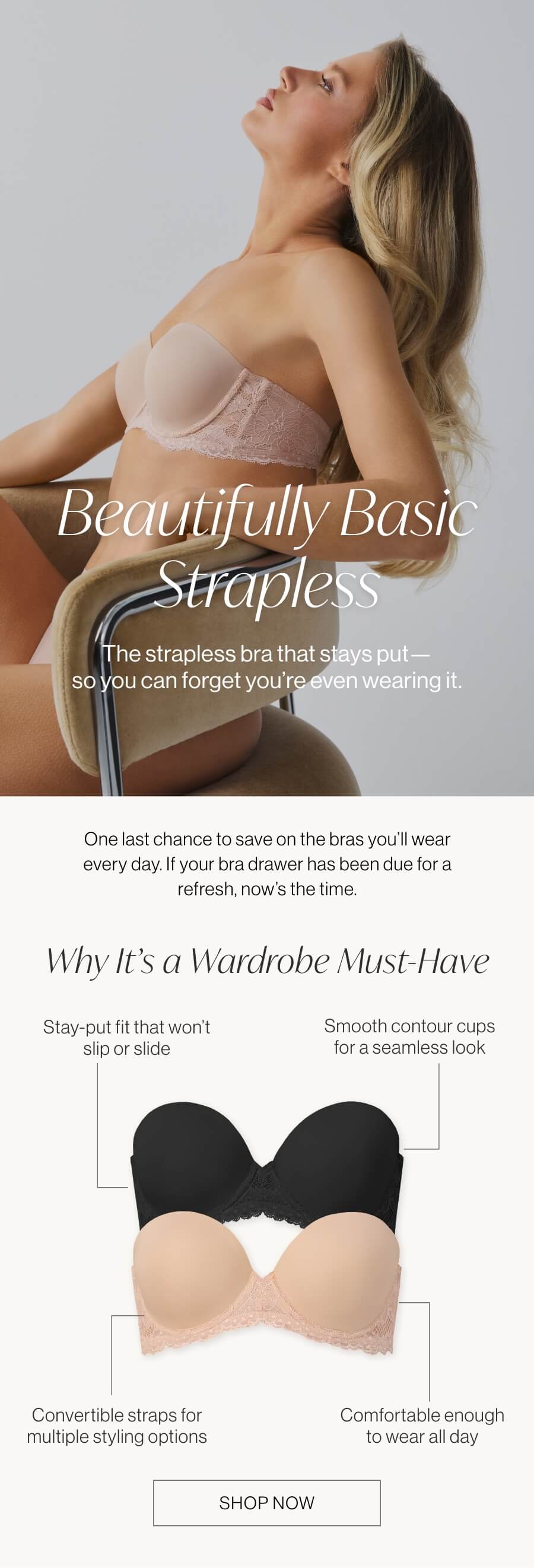 Strapless