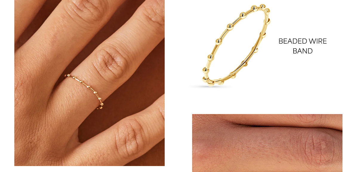 Beaded Wire Band