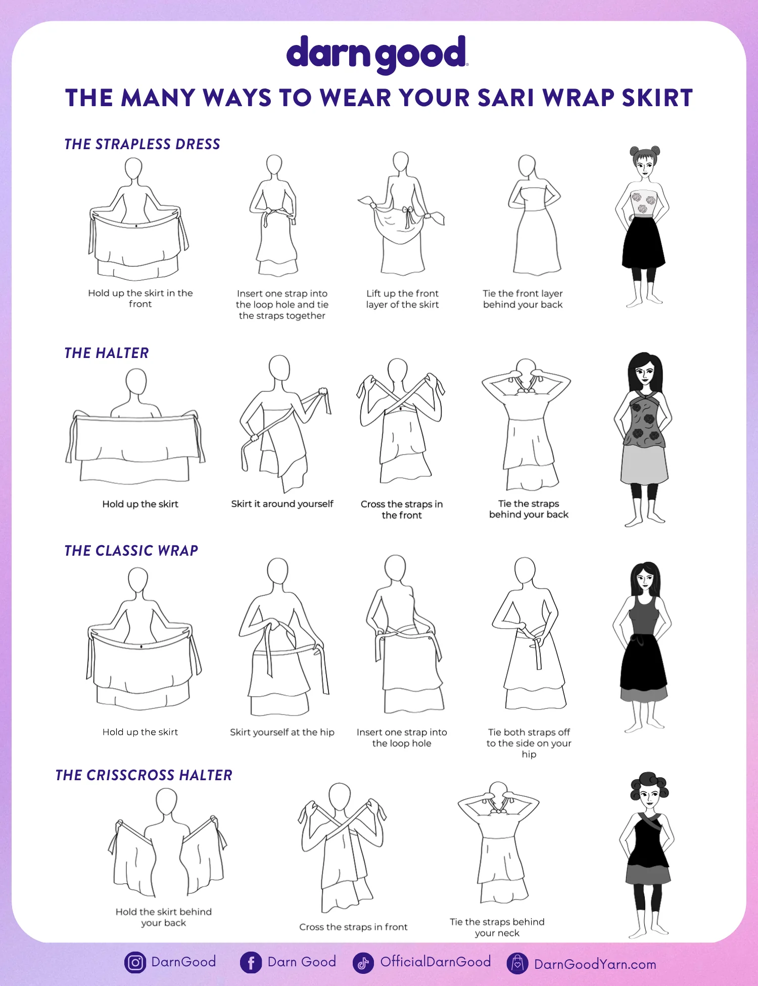 How to wrap your sari skirt - ways to wear, page 1